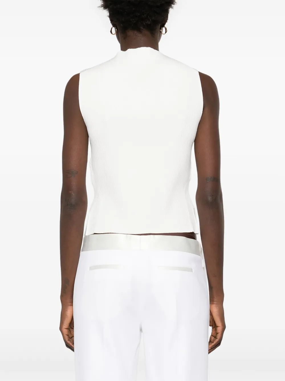 VICTORIA BECKHAM RIBBED TANK TOP