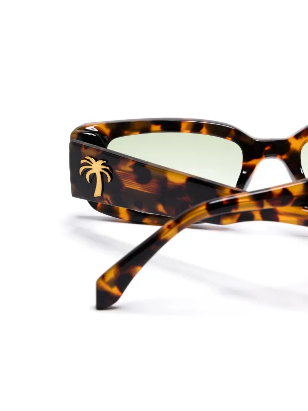 Palm Angels Eyewear Yosemite Sunglasses | Brown | FARFETCH ID
