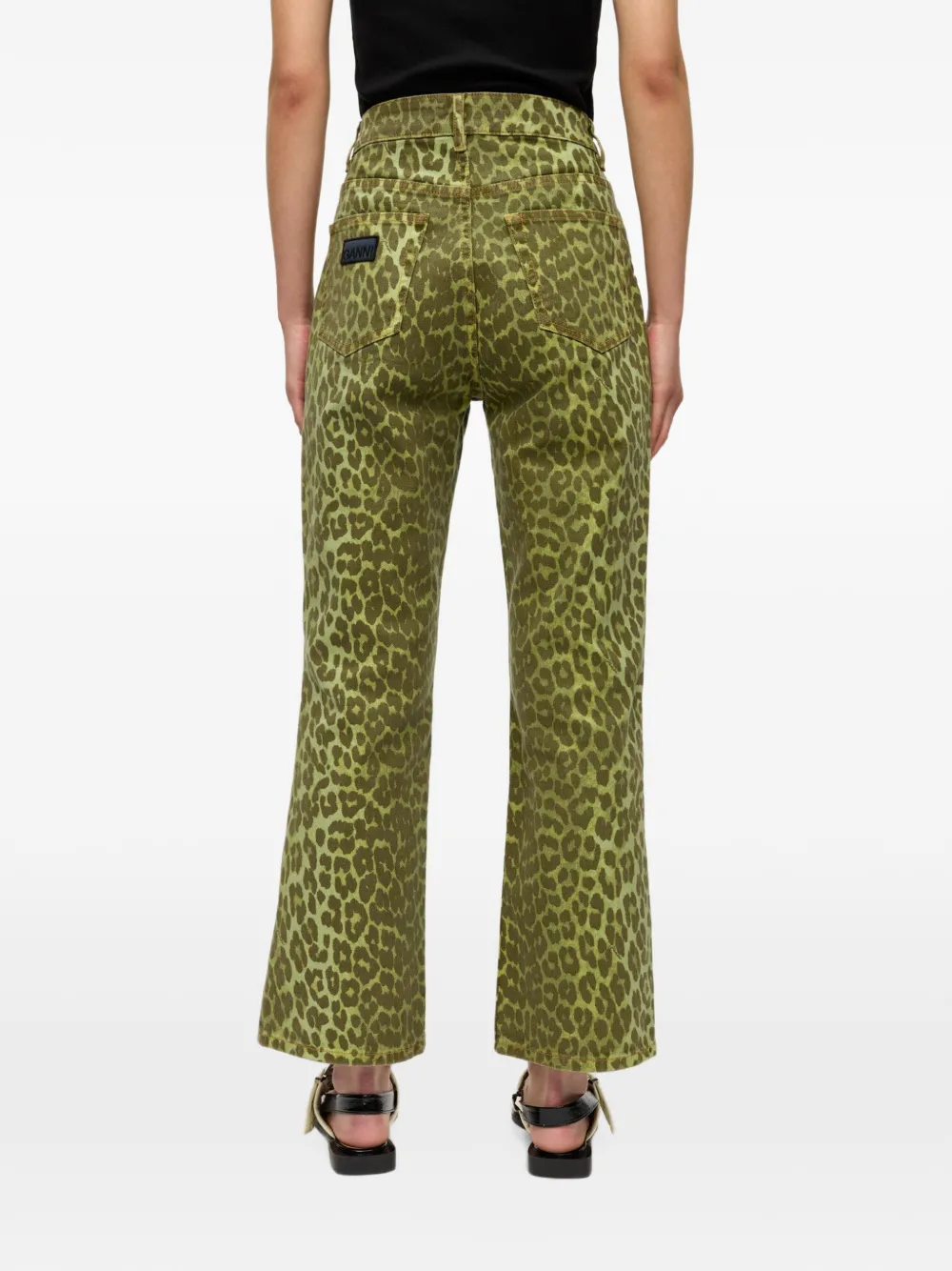 GANNI Betzy jeans Geel