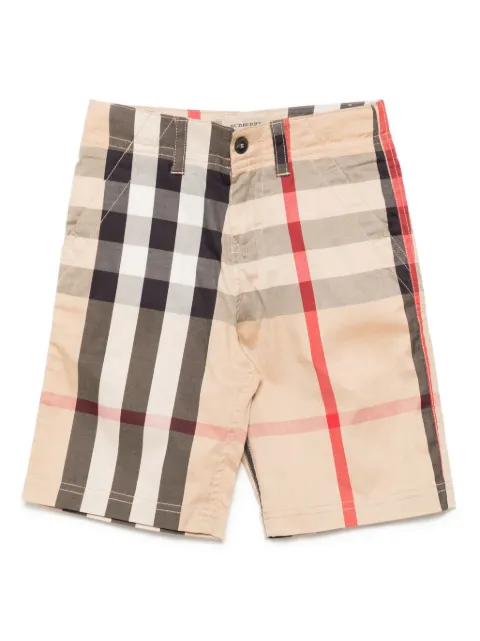 Burberry Kids checked shorts
