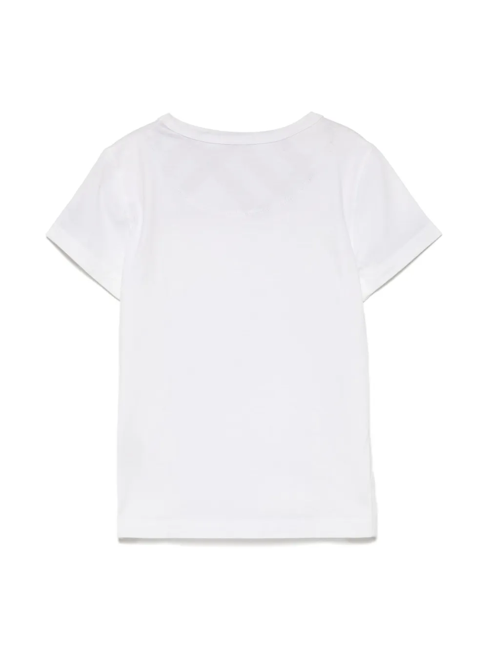 Burberry Kids T-shirt met ronde hals - Wit