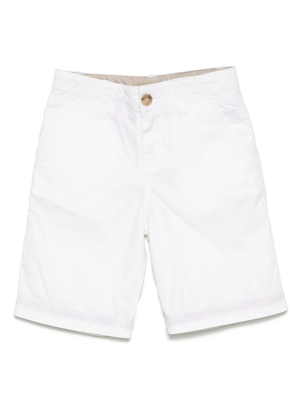 Burberry Kids Katoenen shorts Wit