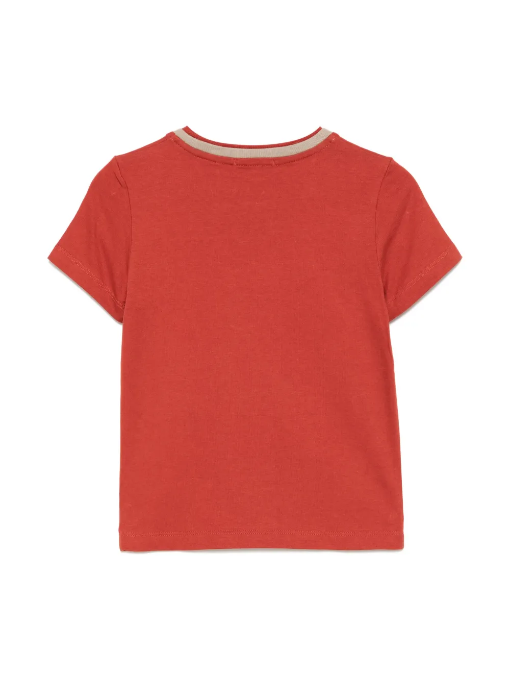 Burberry Kids T-shirt met logoprint - Rood