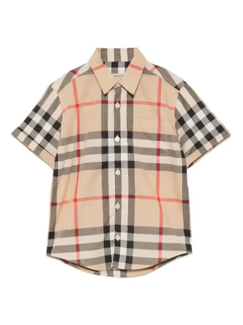 Burberry Kids checked shirt