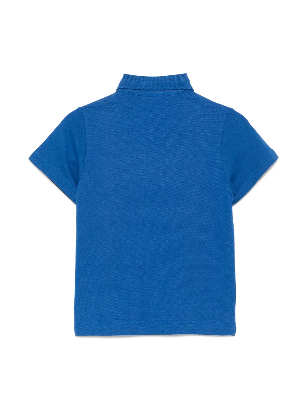 Burberry Kids Poloshirt met geborduurd logo - Blauw