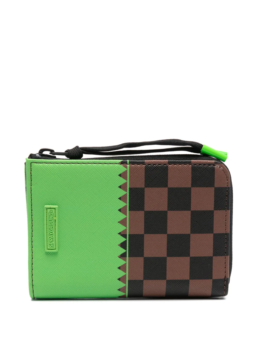sprayground kid illustration-print wallet - Groen