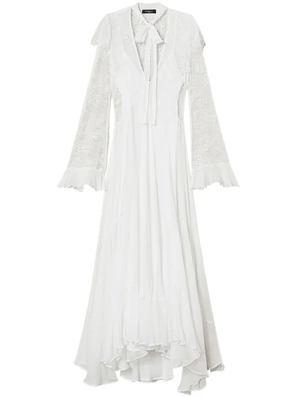 TWINSET Robe Milano Blanc FARFETCH FR
