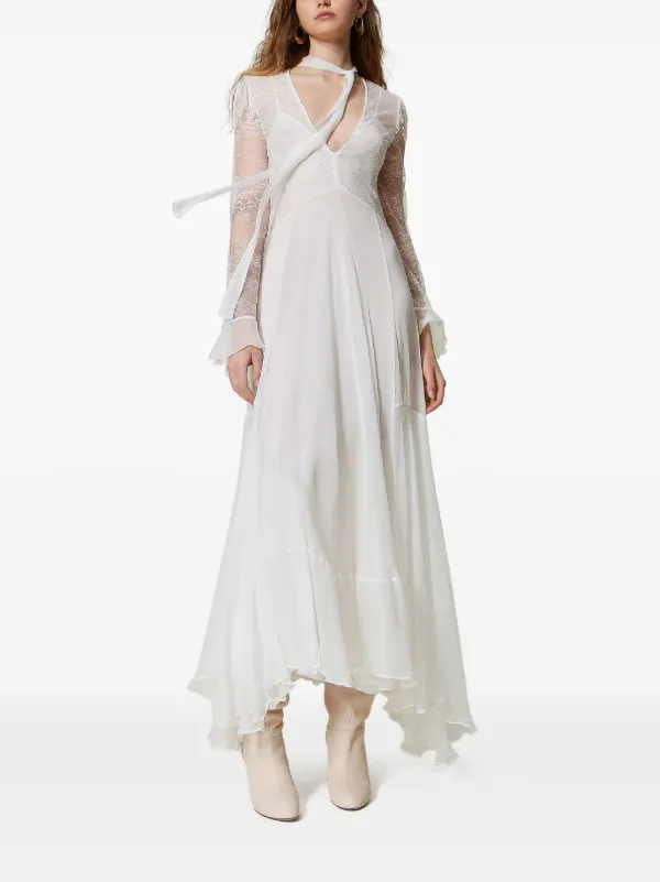 sachin and babi light blue dress TWINSET Milano Dress | White