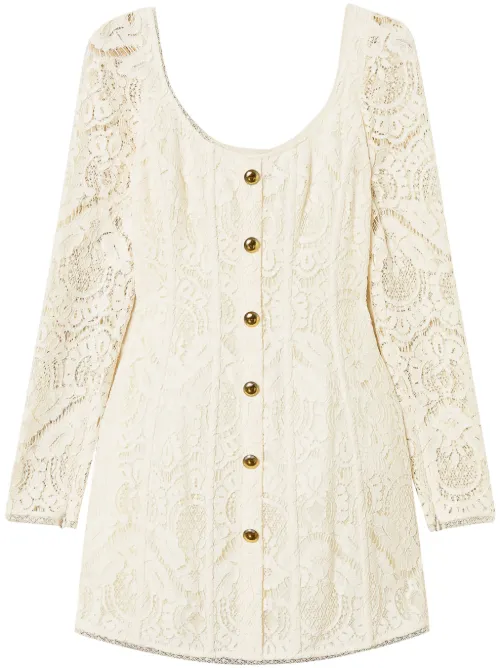Robe en cachemire à taille à carreaux - TWINSET - Modalova