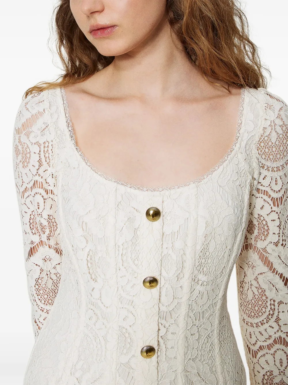 TWINSET Geweven jurk Wit