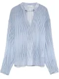 Patrizia Pepe printed blouse - Blue