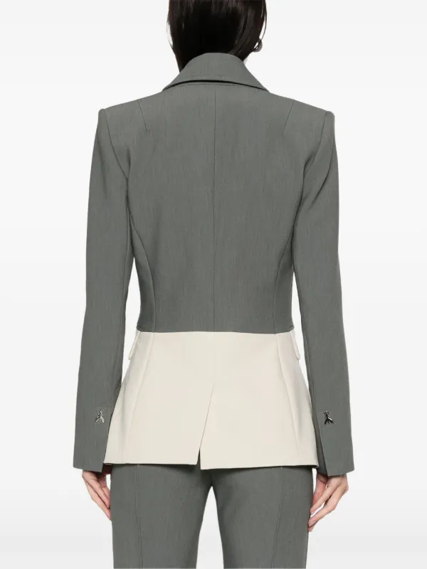 ジャケット PATRIZIA PEPE COLOR BLOCK JACKET Patrizia Pepe Firenze Sz 42 Womens Cropped Nylon Blend