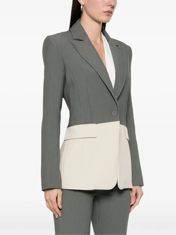 ジャケット PATRIZIA PEPE COLOR BLOCK JACKET Patrizia Pepe カラーブロック ジャケット | グレー | FARFETCH JP