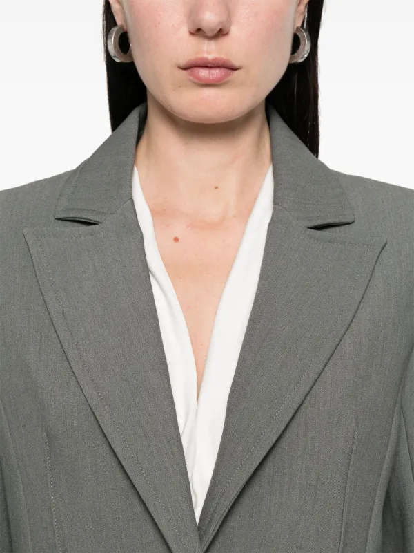 Patrizia Pepe カラーブロック ジャケット | グレー | FARFETCH JP Patrizia Pepe カラーブロック ジャケット | グレー | FARFETCH JP