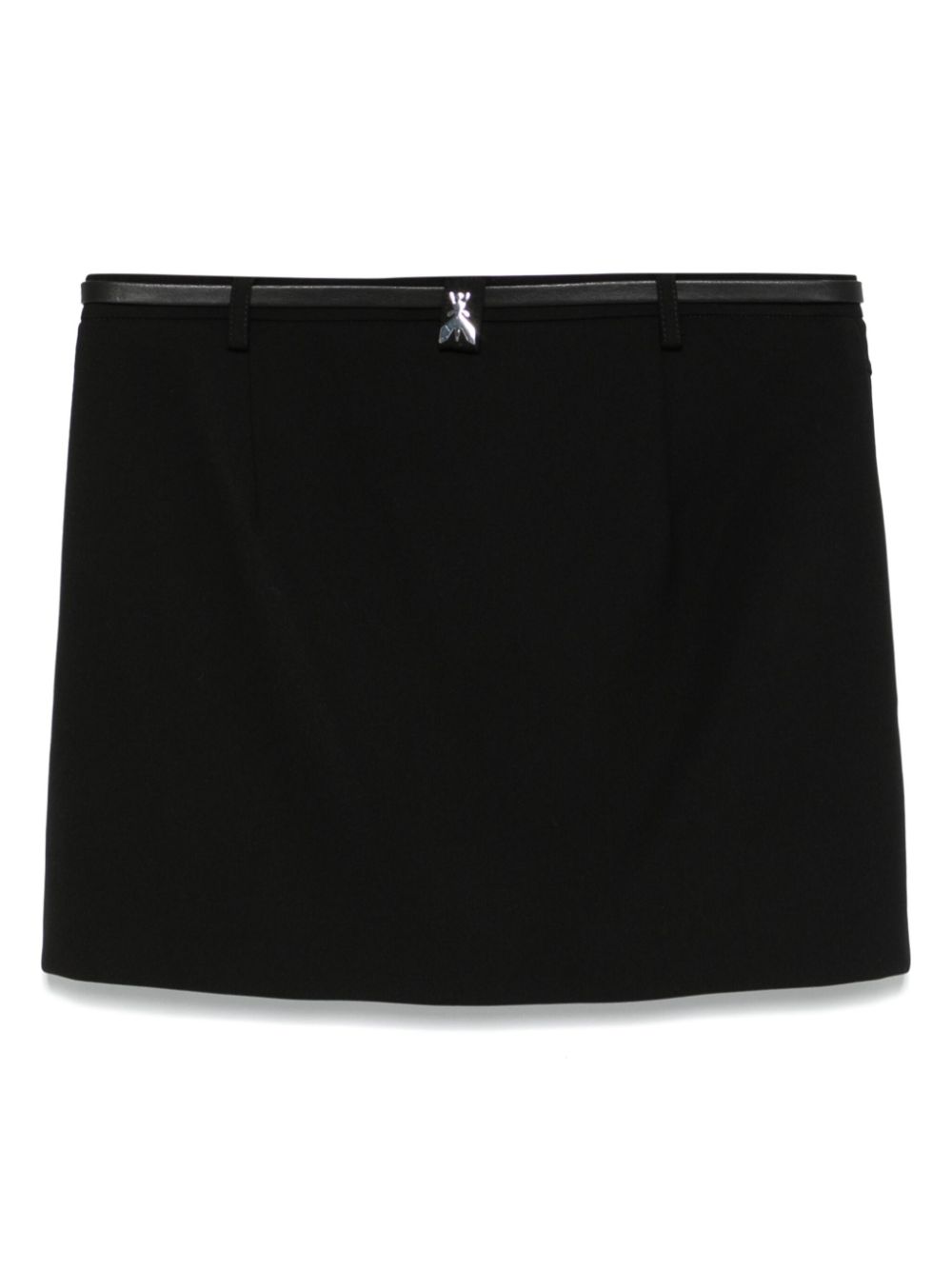 Patrizia Pepe belted mini skirt - Zwart