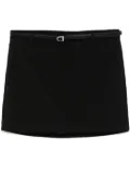 Patrizia Pepe belted mini skirt - Black