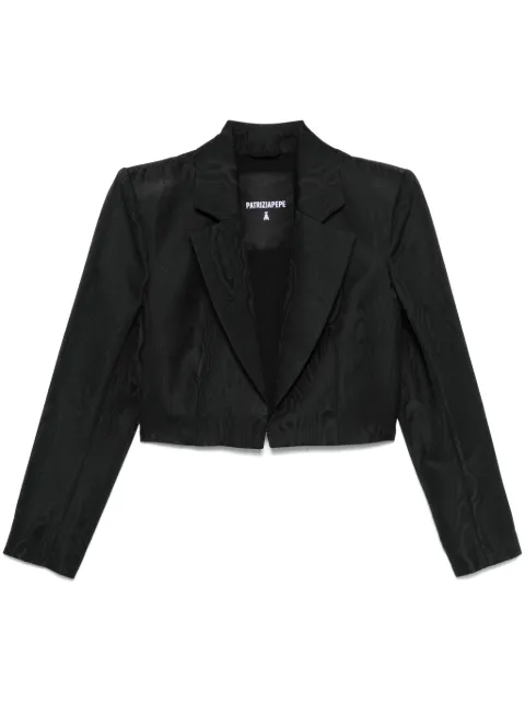Patrizia Pepe moire-effect blazer