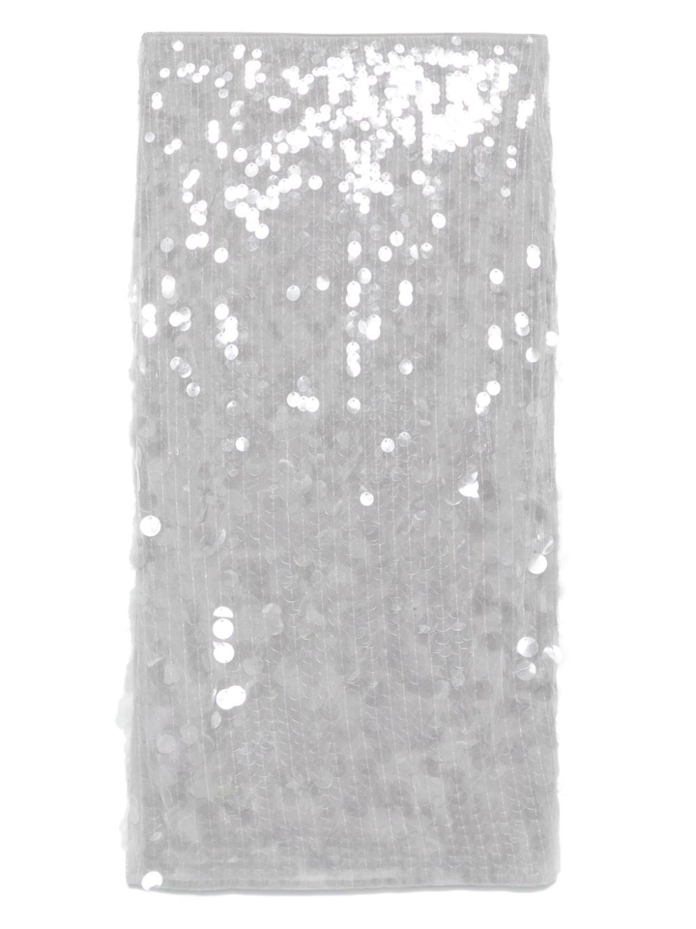 Patrizia Pepe sequinned midi skirt - Grijs