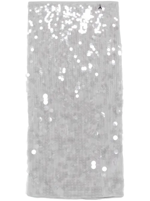 Jupe ornée de sequins à coupe mi-longue - Patrizia Pepe - Modalova