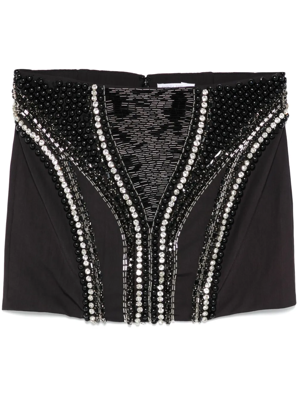 Patrizia Pepe falda corta con apliques | negro | Image 1