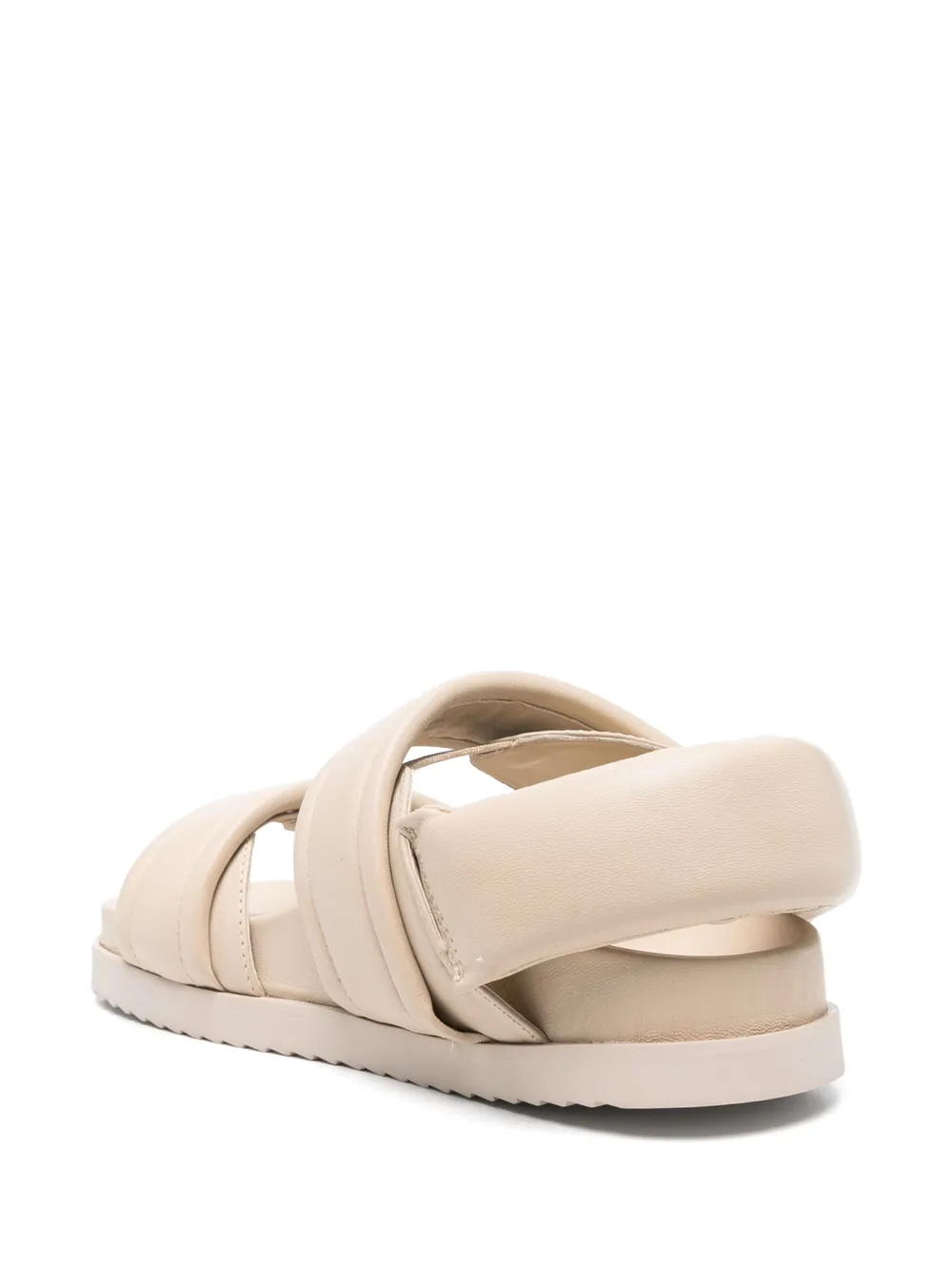 Patrizia Pepe Slippers met bandjes Beige