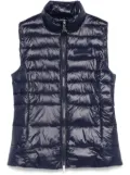 Patrizia Pepe logo-patch gilet - Blue