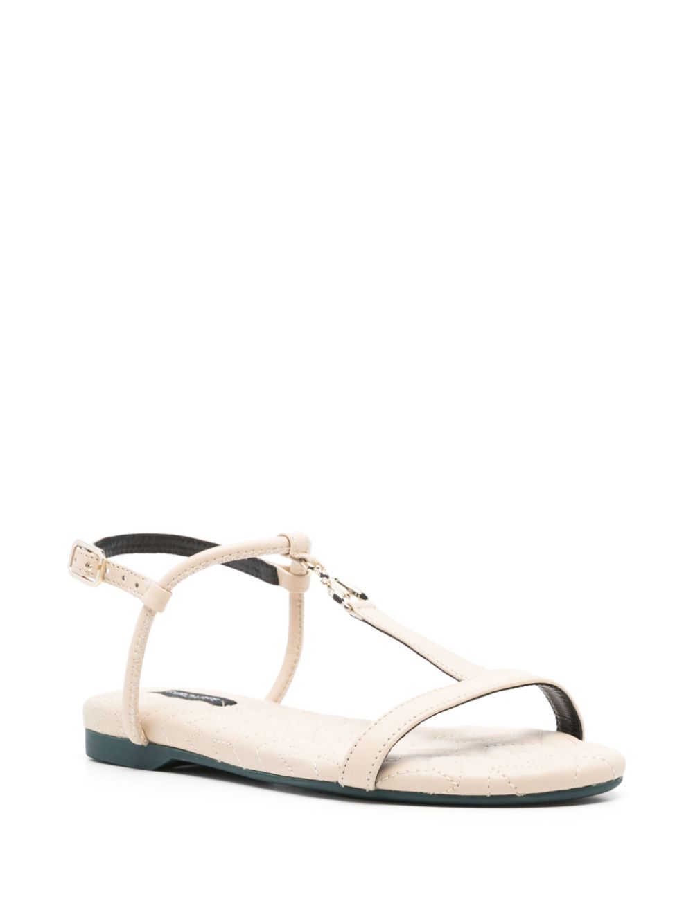 Patrizia Pepe leather sandals - Beige