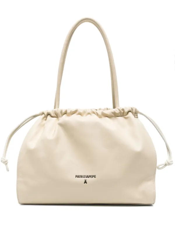 Patrizia Pepe Soft Rock ショルダーバッグ M | ニュートラル 