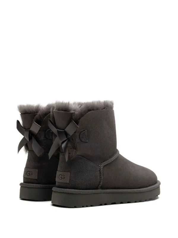 ugg grey bow boots
