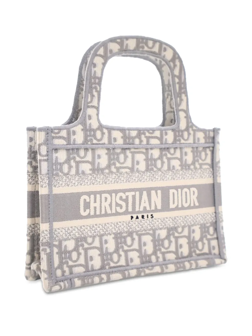 Christian Dior Pre-Owned 2020 Mini Oblique Book Tote handbag - Grijs