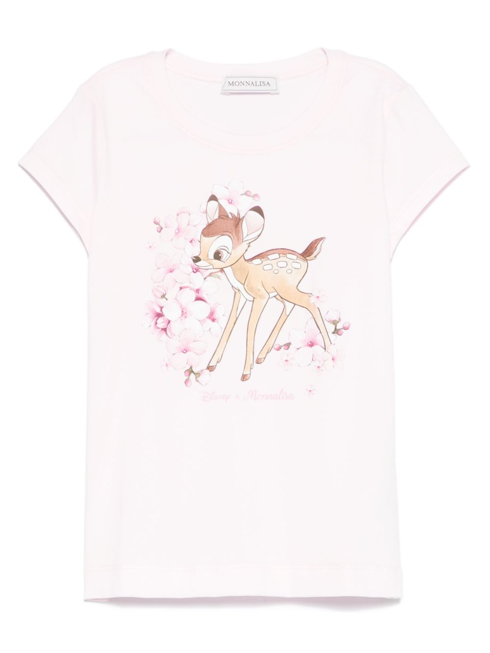 Monnalisa x Disney T-shirt met Bambi-print Roze