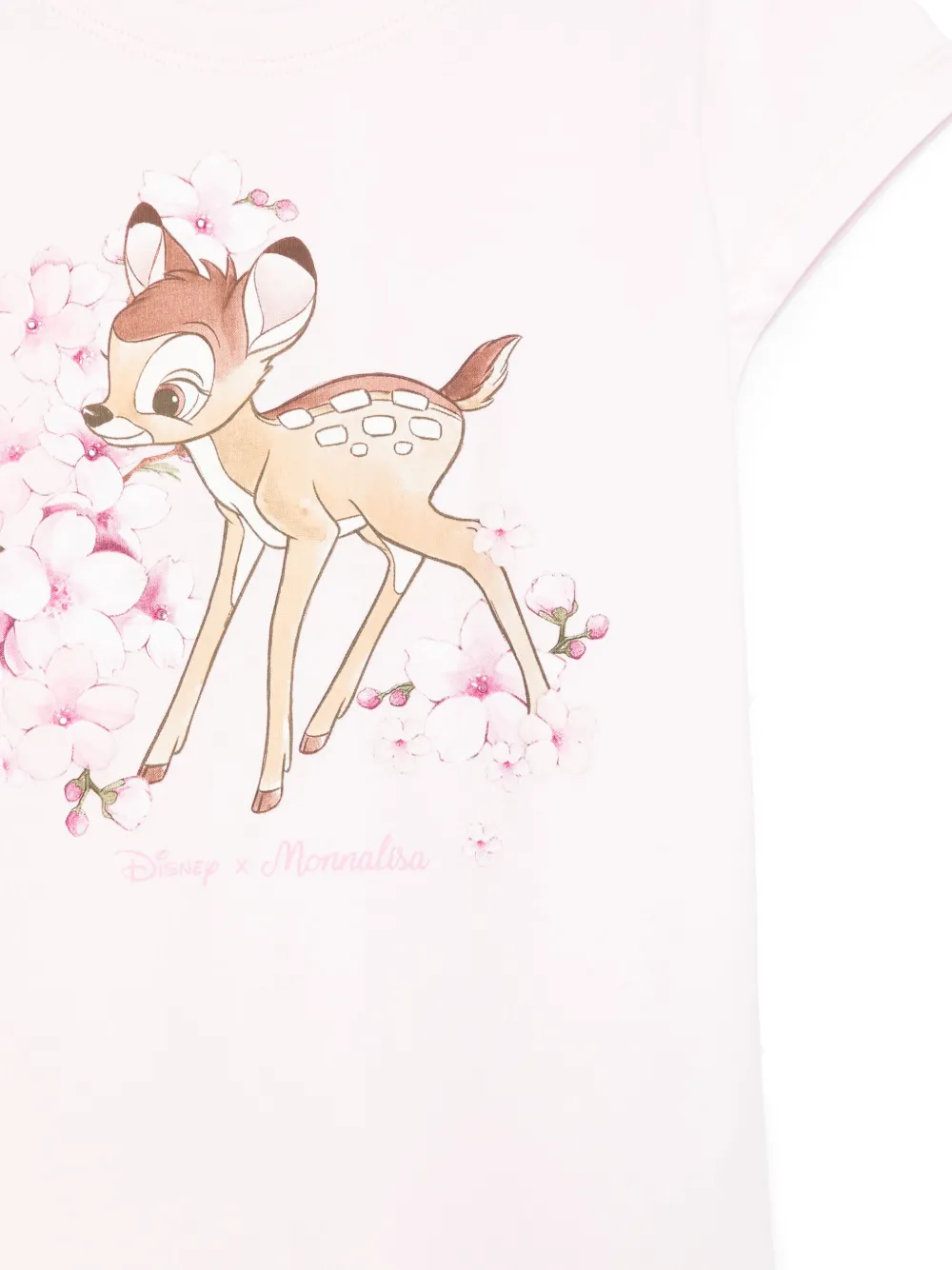 Monnalisa x Disney T-shirt met Bambi-print Roze