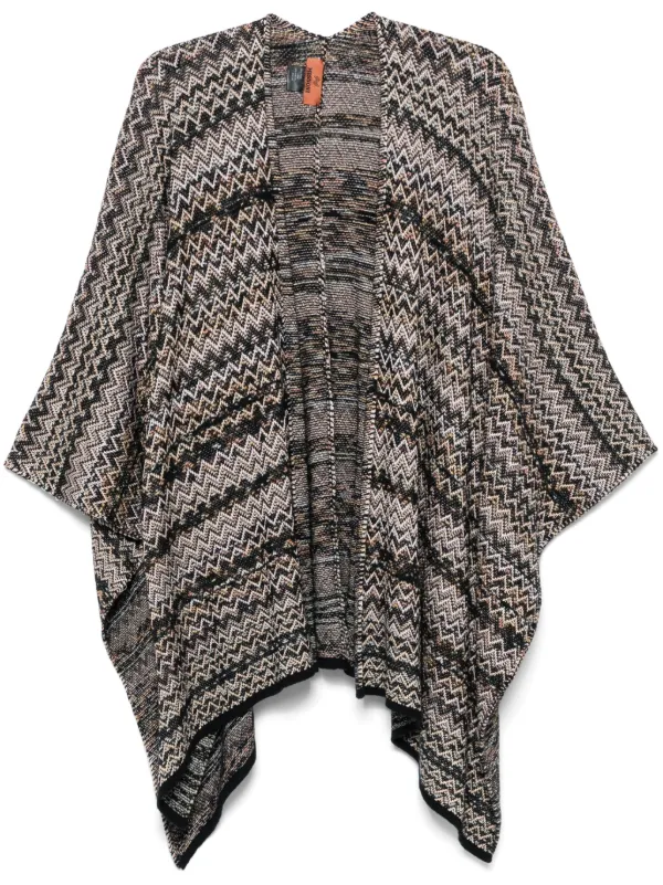 Missoni ジグザグ ケープ | ブラック | FARFETCH JP Missoni ジグザグ ケープ | ブラック | FARFETCH JP