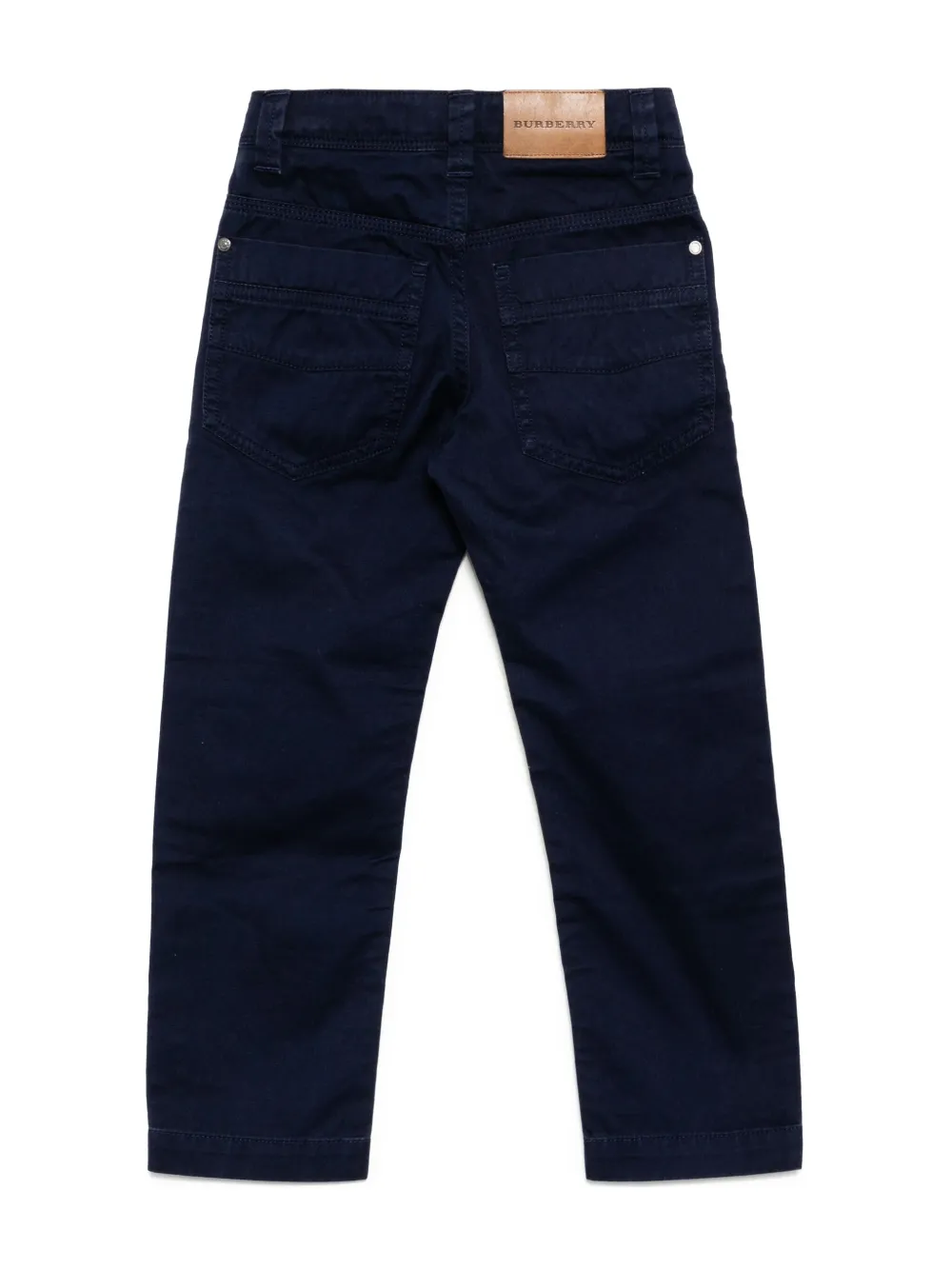 Burberry Kids Straight broek - Blauw