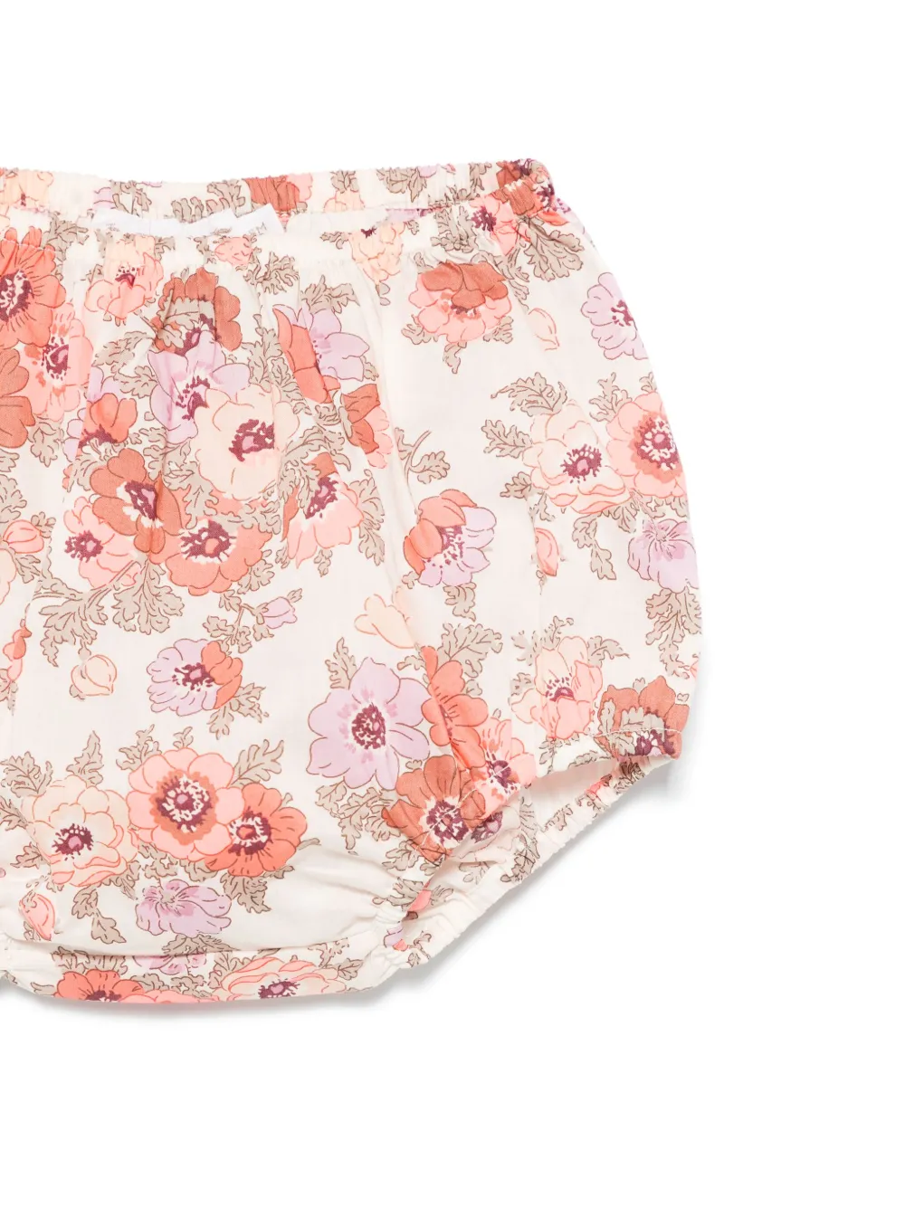 Bonpoint Jurk met bloemenprint Beige