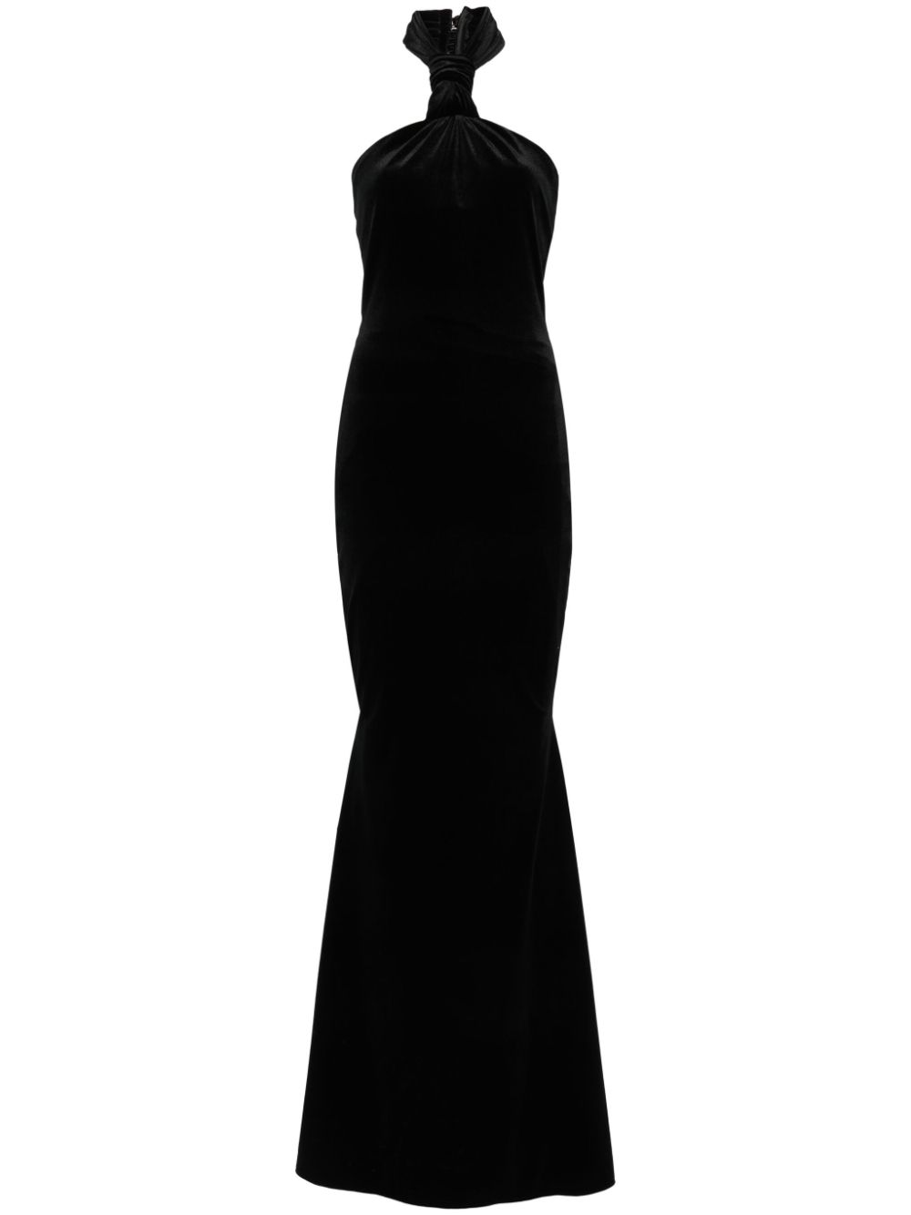 Ana Radu velvet maxi dress - Black