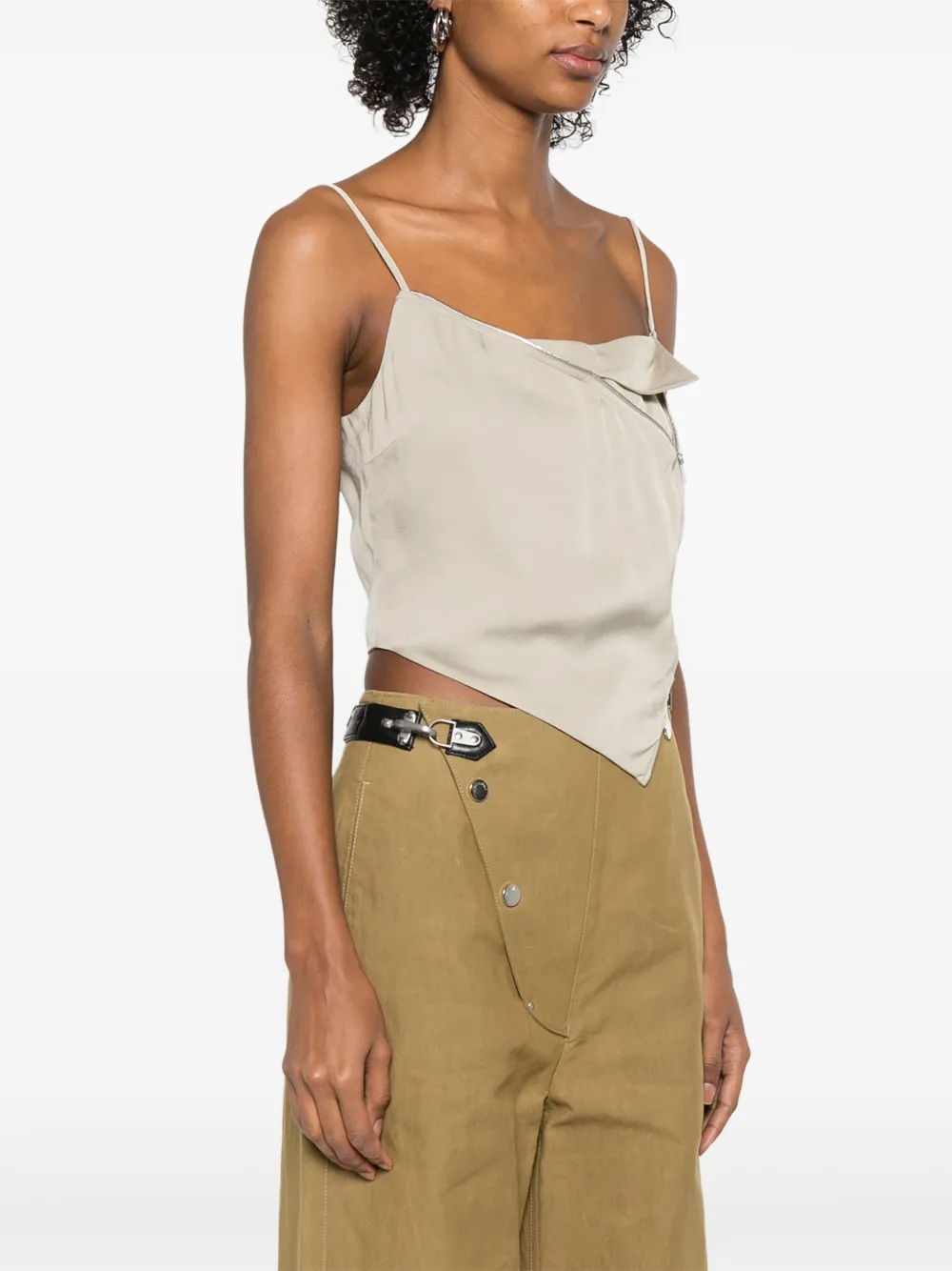 Nanushka sleeveless crop top