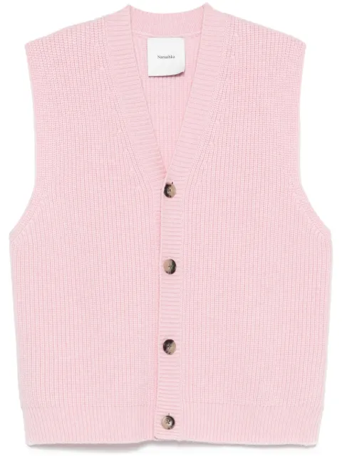 Nanushka chunky-knit vest