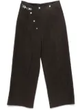 Nanushka canvas trousers - Brown