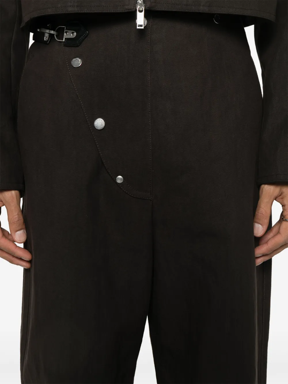 Nanushka Canvas broek Bruin