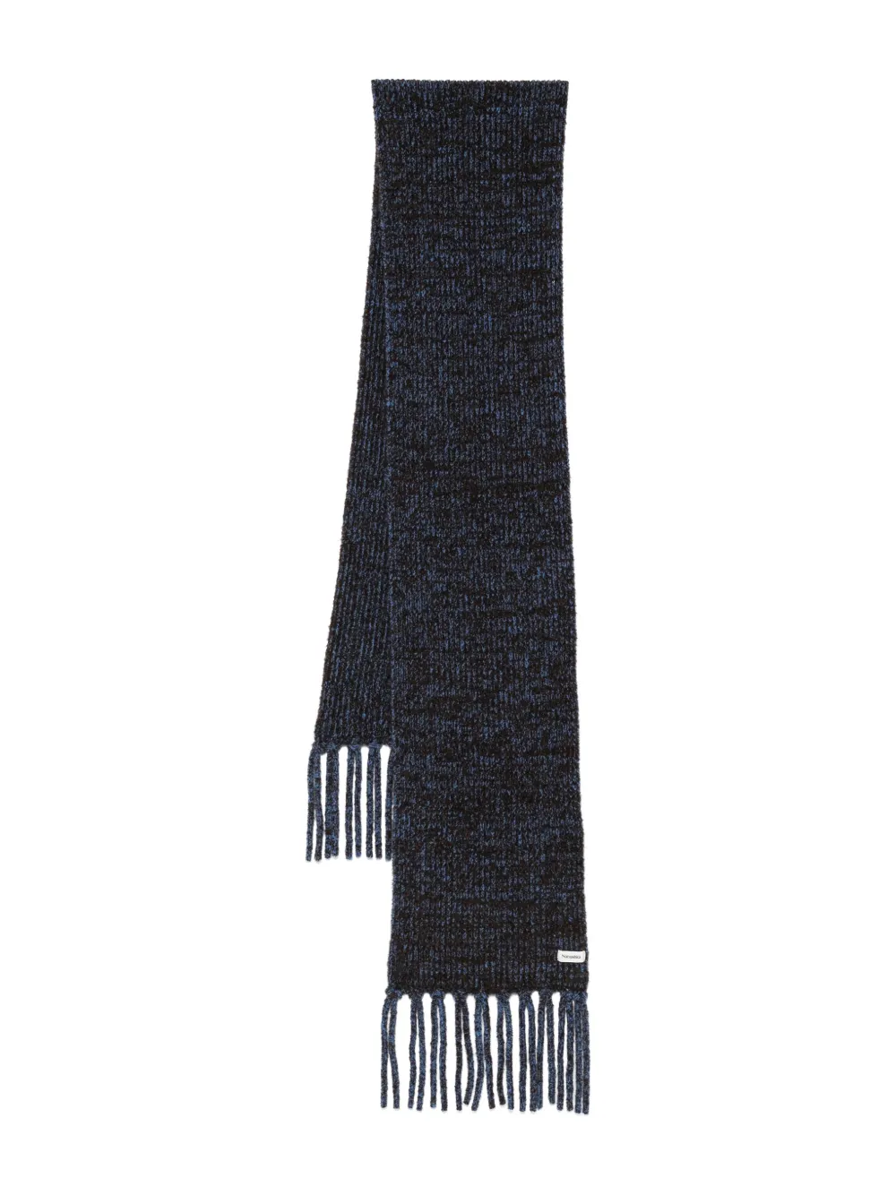 ribbed-knit scarf