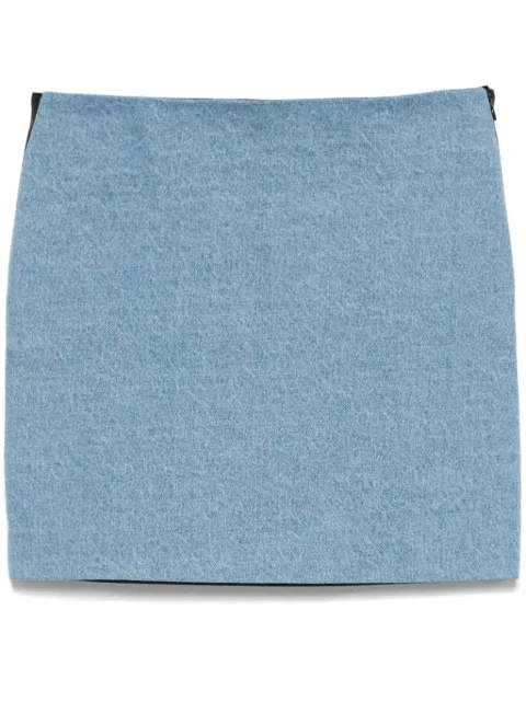 Nanushka denim mini skirt  