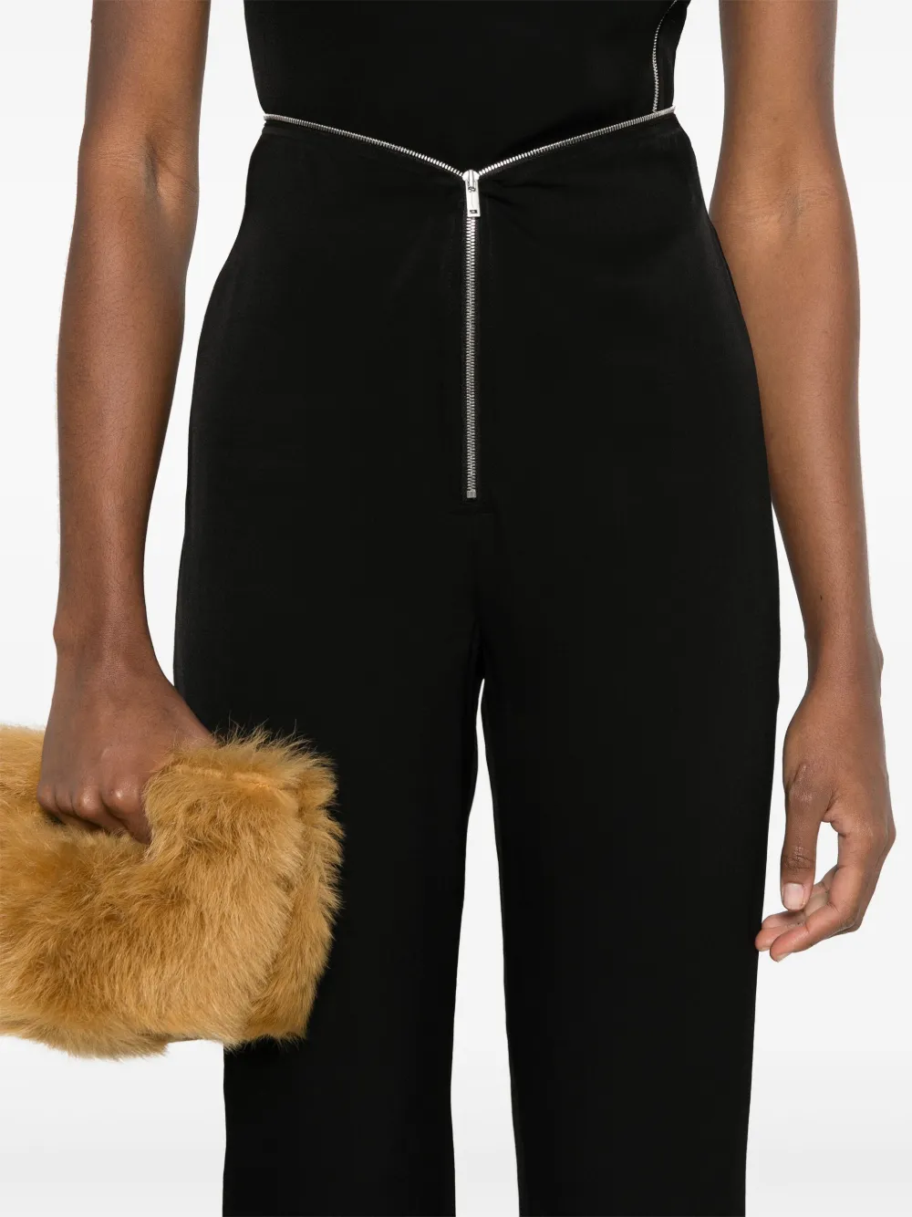 Nanushka Linett broek Zwart