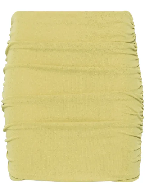 Nanushka ruched mini skirt 