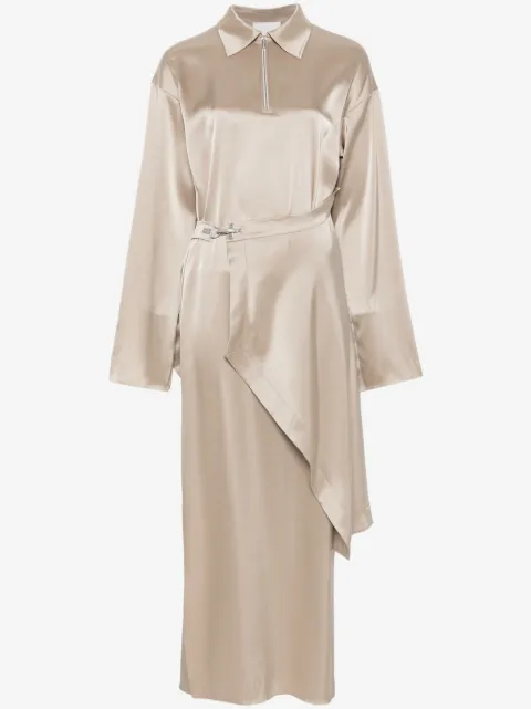 Nanushka draped midi dress