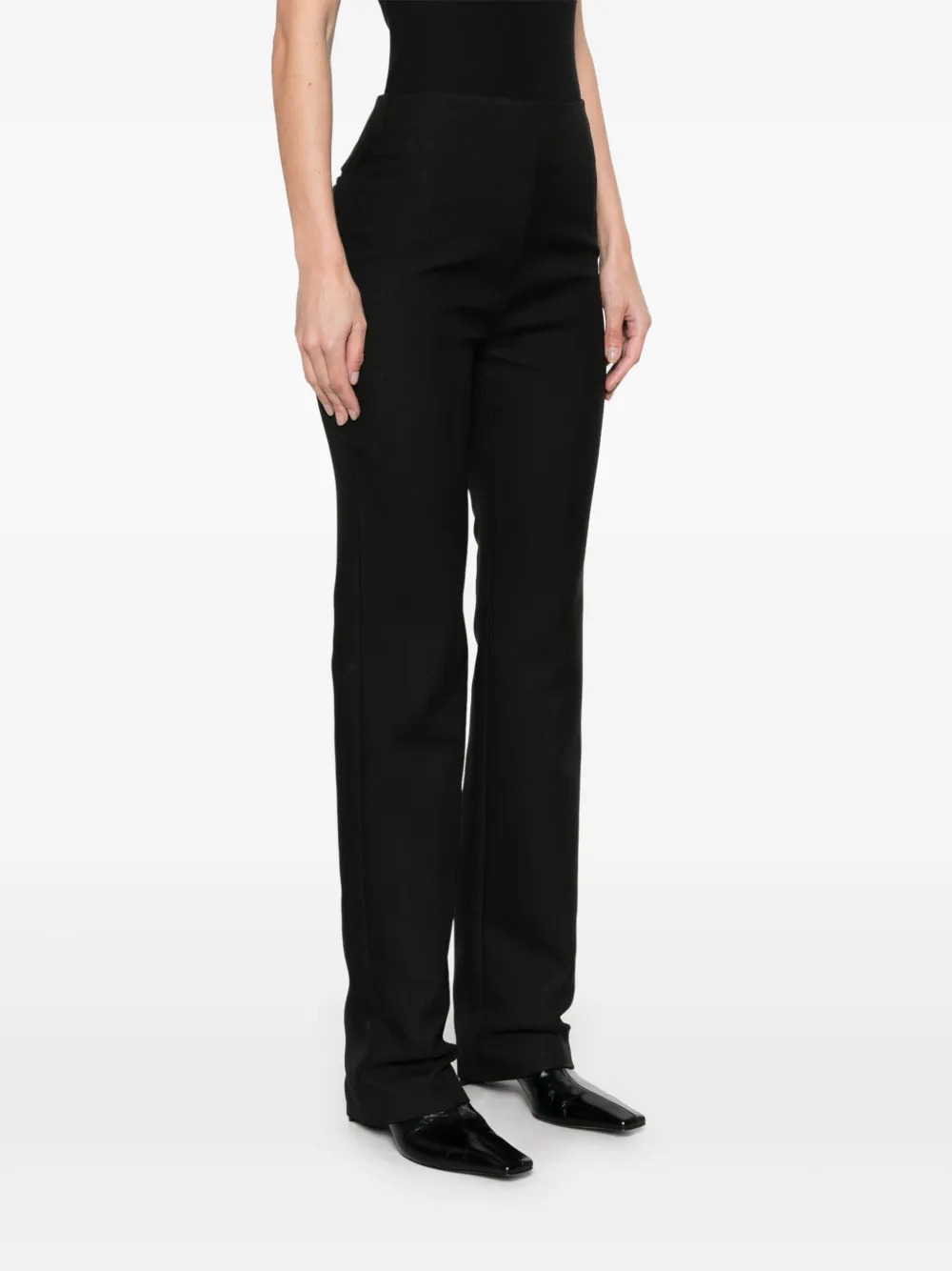 Nanushka Slim-fit pantalon Zwart