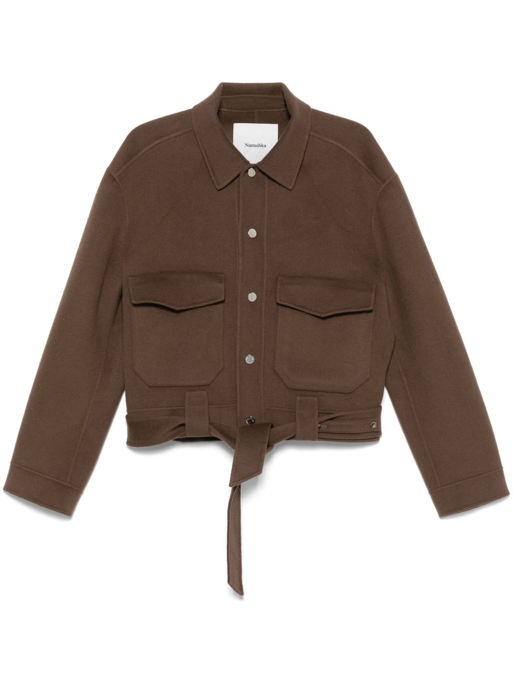 Nanushka Vatson Jacket In Brown