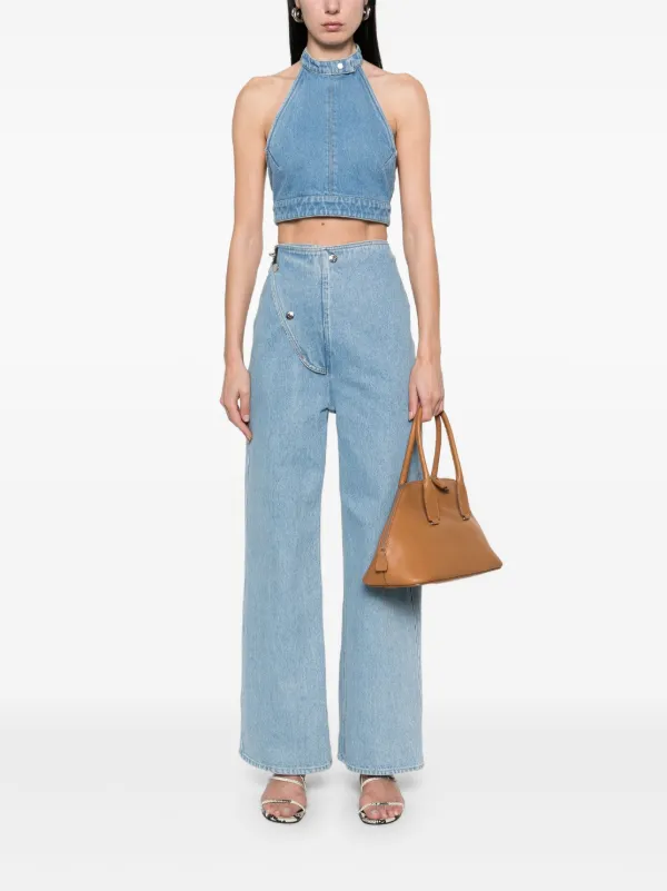 Nanushka Makena Jeans | Blue | FARFETCH JO