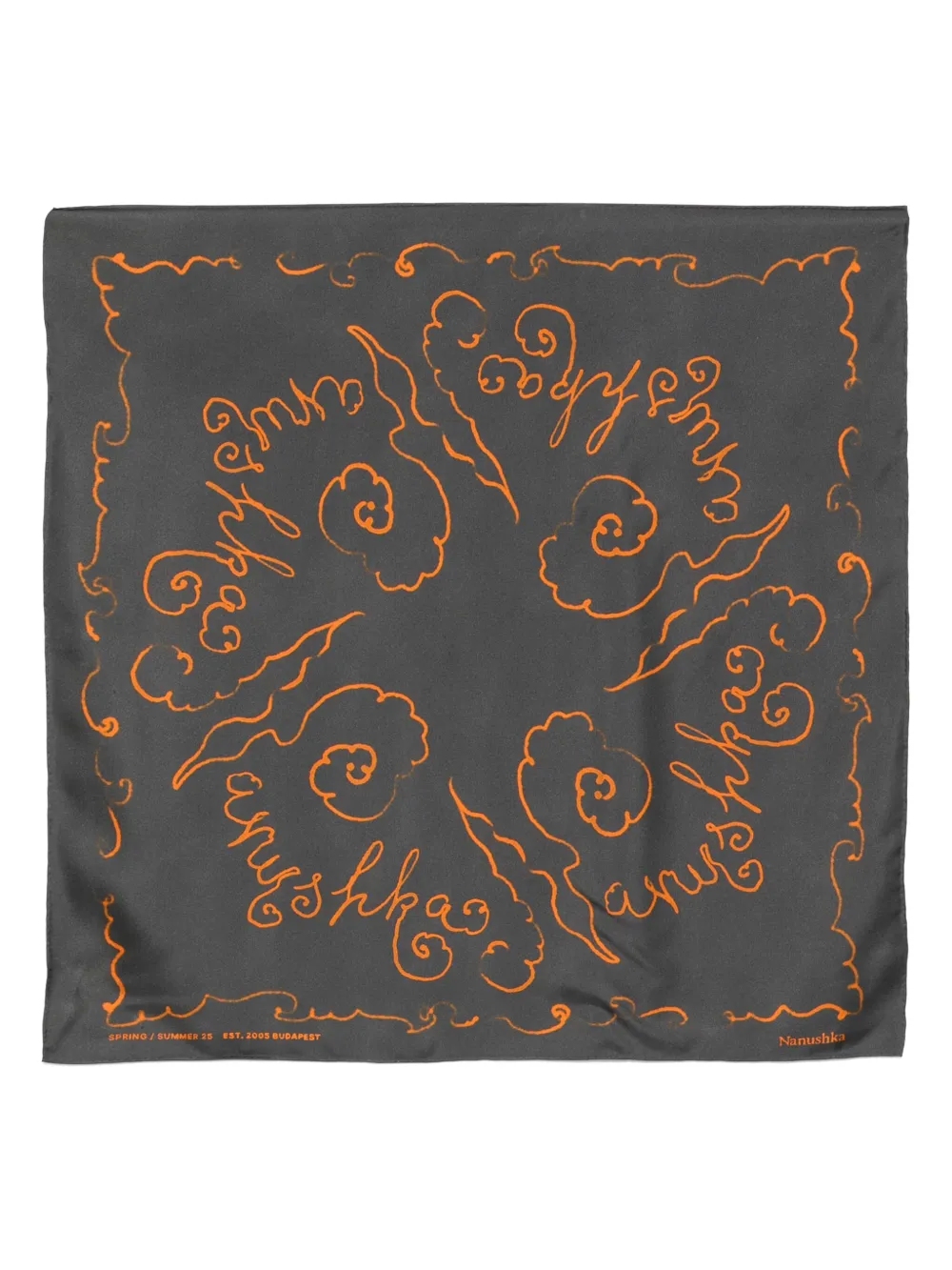 Nanushka silk scarf