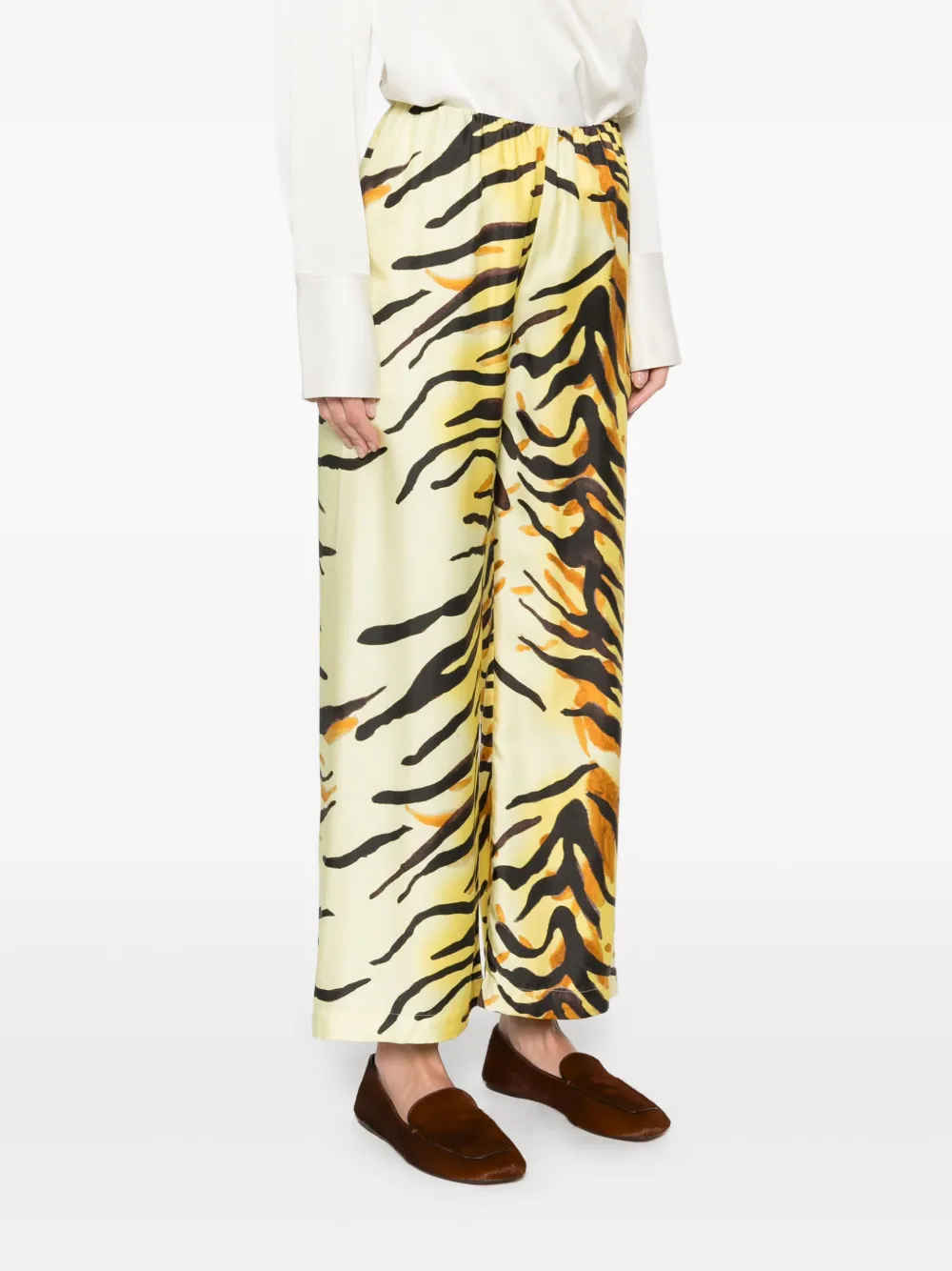 Nanushka Brenda broek Geel